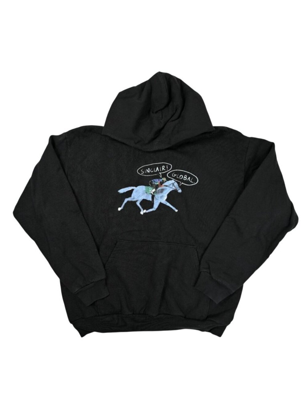 Sinclair Global Anniversary Horse Hoodie in Black